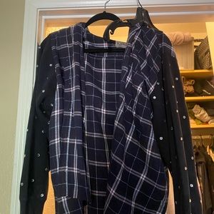 Purple Hoodie/Flannel Jacket!